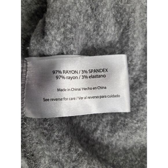 Z by Zobha Studio Tee Heather Light Grey Yoga Shirt Size XL Super Soft - Picture 3 of 4